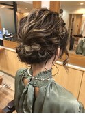 お呼ばれヘアセット