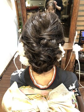 ヘアーサロン ライズネクステージ(hair salon RISE nextage) ふんわりツイストシニヨン