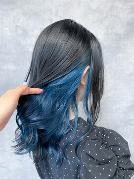 オーシャン 宇都宮店(Ocean) インナーカラー×ターコイズブルー♪