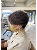 小顔補正立体カット