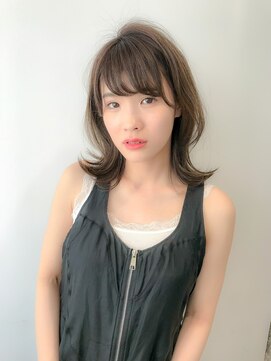 ウィステリア 銀座(WISTERIA) 【遠藤】大人可愛い外ハネくびれセミディ20代30代40代ミディアム