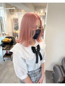 ピヨン 心斎橋(piLLon) ペールピンク　デザインカラー　愛されベビーピンク