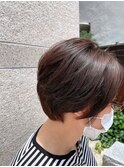 グレージュショートボブ