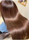 ハイライト ブリーチ つや髪 トリートメント ダブルカラー