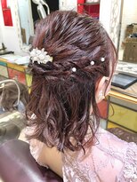 ネオリーブ チッタ 阿佐ヶ谷店(Neolive citta)&nbsp;パーティーヘアセット☆ふんわりハーフアップスタイル
