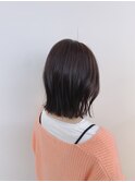 切りっぱなしボブ