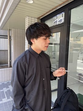 ウェルネス(Wellness) スパイラルツーブロックマッシュアップバングコンマヘア30