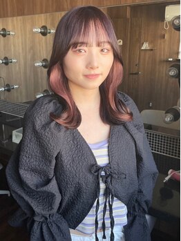 ヒョンミョン ライズバイレボ 取手店(hyon myon/RISE by REVO)の写真/【パーソナルカラー診断あり】透明感カラーやワンポイントでおしゃれを演出できるインナーカラーが人気