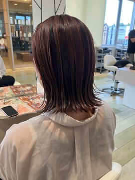 ヘアークラフト アニー 南郷18丁目店(HAIR CRAFT Annie) 耳掛けボブ