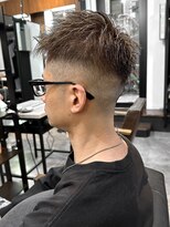 アイリーヘアデザイン(IRIE HAIR DESIGN) 【IRIE HAIR赤坂】ベージュハイライトフェード