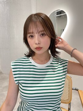 アンバー 池袋(amber) 切りっぱなしボブ/髪質改善/インナーカラー[池袋駅]