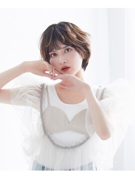 ラフィス ヘアー ピーチ 岡山店(La fith hair peach) 【La fith】マッシュショート×グレージュカラー