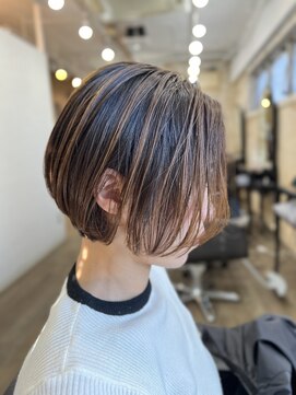 ルリアン 元住吉店(Le'lien) ショートボブで作るシャドウルーツ「元住吉美容室」