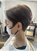 夏オススメ癖毛を活かしたベリーショートスタイル