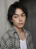 アップバングカルマパーマビジネス韓国ヘアシャドウパーマ