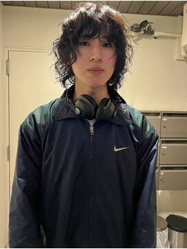 アン(Un) 【レイ】メンズボブパーマ