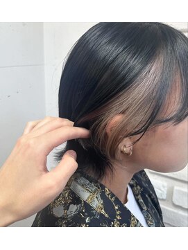 クリーブ 池袋(creeb) イヤリングカラー、ミルクティーベージュ