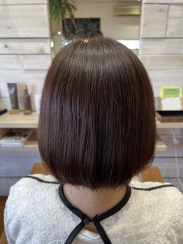 サリ(Sari)の写真/≪天然由来・ノンジアミン≫のヘナで髪・地肌に優しくカラーを◎トリートメント効果で髪にハリ・コシ艶も♪
