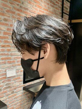 オーガニック アトリエ 大宮(organic+atelier) 10代20代韓国風メンズセンターパートニュアンスセンターパート