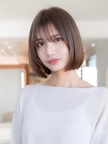 ケアリー 越谷レイクタウン(Carelly) デザインカラー/レイヤーカット/ウェットヘア/オリーブベージュ