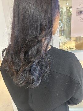 クララ 柏の葉T-SITE店(CLALA) 透明感とブルーのインナーカラー