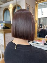 ロンドアベニール 北千住(Lond avenir)&nbsp;ウェーブミディアム似合わせカットメルティカラー縮毛矯正北千住