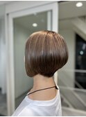 前下がり髪質改善ボブ顔まわりレイヤー20代30代40代[表参道]