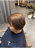 白髪ぼかしハイライト