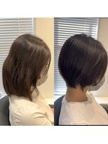 カロン バイ ジーナ 柏の葉キャンパス(Kalon by Zina)&nbsp;広がらない暗めショート【Zina柏の葉キャンパス】