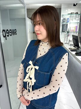 スウィープ(sweep) オリーブベージュ☆