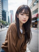 ブロッサム 東中野店&nbsp;大人可愛いブリーチなし透明感ミルクティーベージュカラー