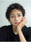 ツイストピンパーマスパイキーショート