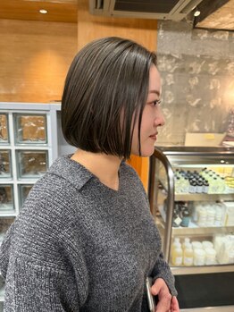 パプレ(PAPRE)の写真/【南船場】ナチュラル~外国人風まで◇あなたの髪質に合わせ薬剤を調合し、まるで地毛かのようなカラーに―