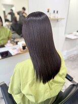 ペブル(PEBBLE)&nbsp;酸性ストレート×髪質改善カラー