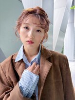 ホォレ 豊中店(fore)&nbsp;オリーブミルクティーカラーベージュボブブリーチレイヤー豊中