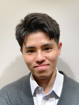 メンズカット/ショート/アップバング