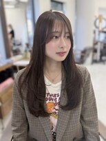 ハピネス 梅田茶屋町店(HAPPINESS)&nbsp;ロングレイヤー/ハイレイヤー/韓国ヘア/ブリーチなし/顔まわり