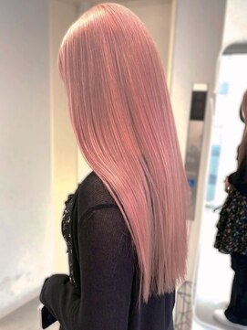 ジゼル 梅田(GiseL) ブリーチ ダブルカラー ハイライト ハイトーン 透明感 10代20代