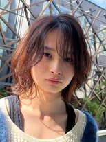 レクタ(RECTA)&nbsp;シースルーフェザーレイヤーメンズボブ