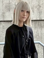 ネハス 名古屋栄店(nehus.)&nbsp;学割ブリーチハイライト髪質改善ダブルカラーレイヤーカット