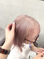 ニコ トウキョウ 渋谷(nico TOKYO)&nbsp;ミルクティーピンクダブルカラーピンクハイトーン韓国レイヤー