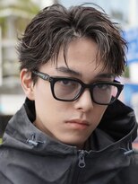 フィフス(fifth)&nbsp;原宿フェザーショートメンズカットシースルーマッシュ20代