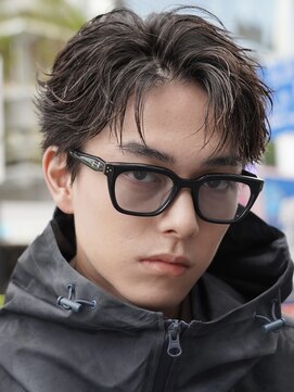 フィフス(fifth) 原宿フェザーショートメンズカットシースルーマッシュ20代