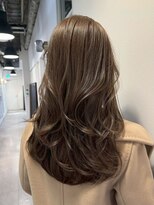 ムード(MOOD,)&nbsp;イメチェン/ピンクベージュ/アンブレラカラー/前髪/銀座駅