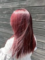 エクファ ヘア リゾート 大津 瀬田店(ex-fa hair resort)&nbsp;イメチェン/ピンクベージュ/アンブレラカラー/前髪/大津/瀬田