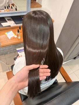 フォルテ ガーデン ヒルズ 静岡店(FORTE GARDEN HILLS) グレージュブラウン/ミディアムレイヤー/韓国巻き/顔周りカット