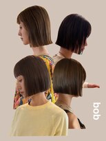 ライン(LINE)&nbsp;ボブ/切りっぱなしボブ/髪質改善/似合わせカット
