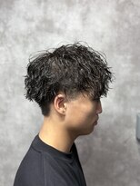 スピン 本八幡(SPIN)&nbsp;MEN’S HAIR/サーフカール/刈り上げセンターパート/本八幡