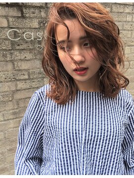 リマ(RIMA) 【RIMA】 外国人風☆クセ毛風なラフカール×こなれセミディ