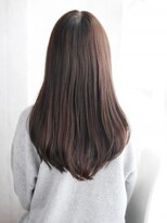 ヘアメイク ナル(hair make nalu) 透けバングのワンカールロング